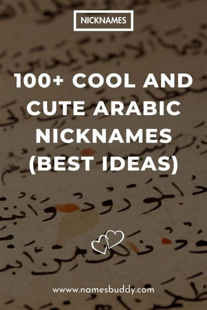 100+ Cool and Cute Arabic Nicknames NamesBuddy