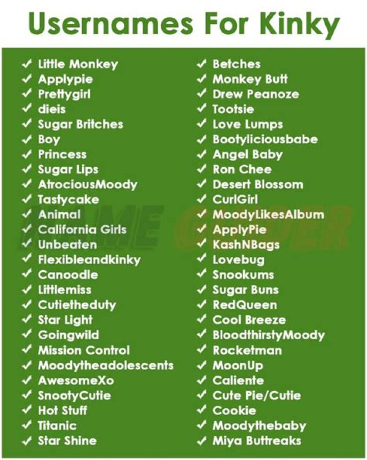 1000+ Kinky Usernames Ideas (2023) Name Guider