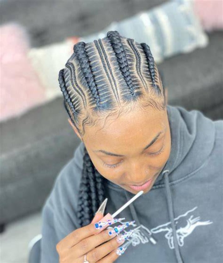 30 Beautiful Cornrow AllBack Styles For 2021 ThriveNaija in 2021