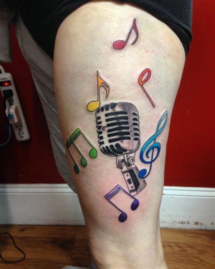 75+ Best Music Tattoo Designs & Meanings Notes & Instruments (2019)