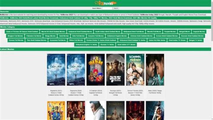 9xmovies downloading a movie site?
