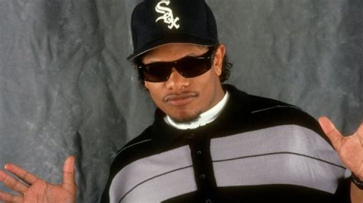 A closeup of Eazy-E in Straight Outta Compton