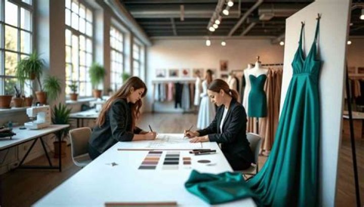 A lawyer and fashion designer celebrating moot court