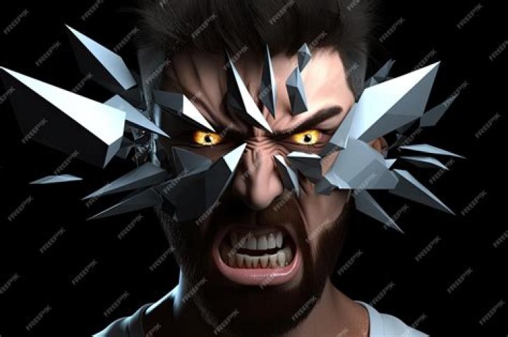 A man with sharp teeth on a beach in American-Horror-Story-Double-Feature
