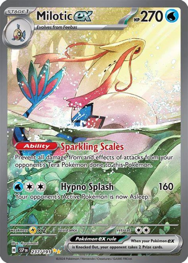 A Milotic in the Pok&eacute;mon anime