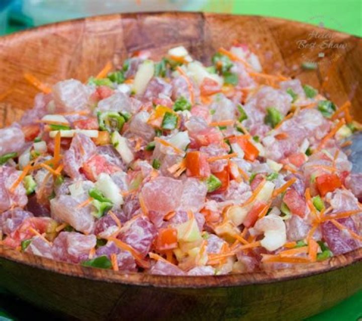 A Tahitian favourite, poisson cru is made from fresh raw tuna, lime juice and coconut milk. Photo / 123rf