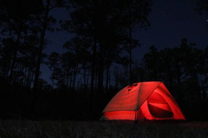 A tent at the Colt incest family farm. Photo / News Corp Australia