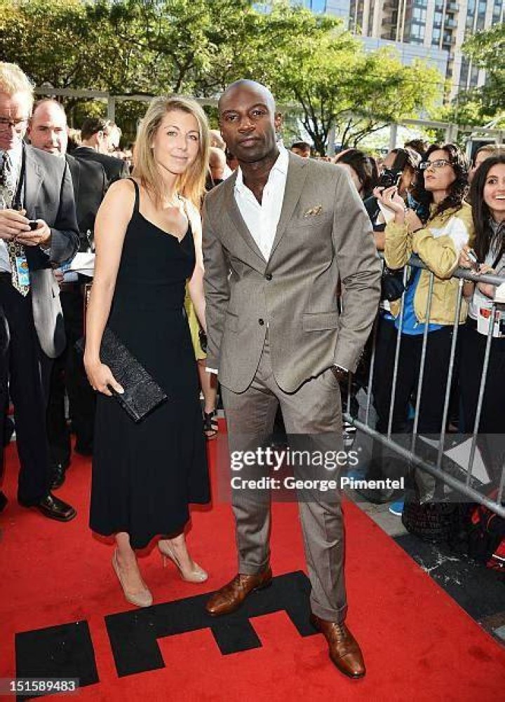 Actor David Gyasi and Emma Gyasi arrive at the world premiere of "Cloud