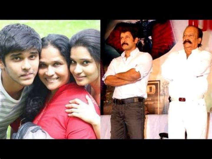 Actor Vikram Family Photos YouTube
