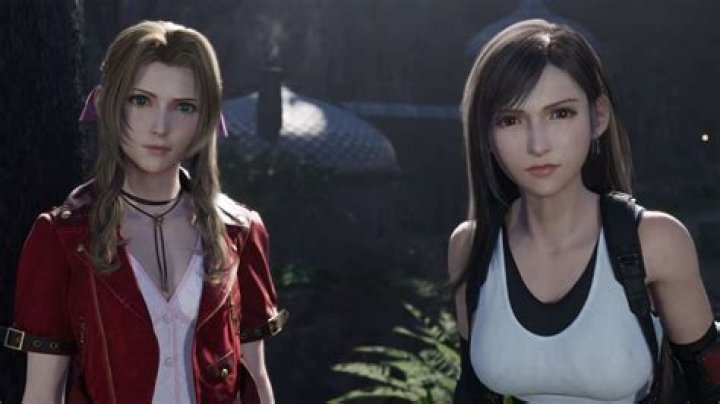 Aerith and Tifa in Final Fantasy 7 Remake
