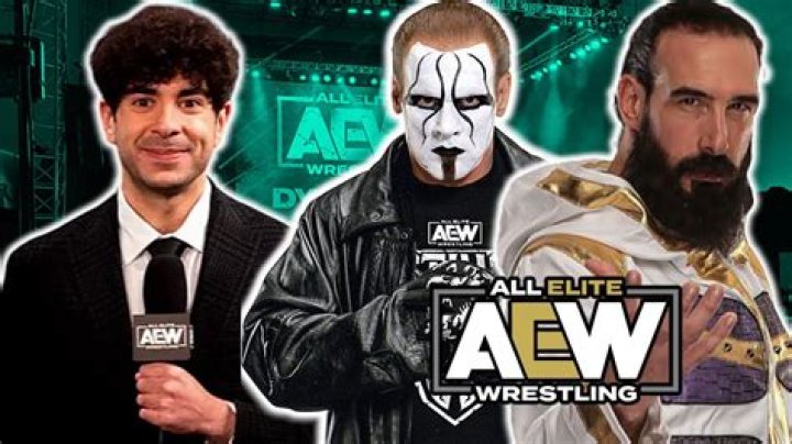 AEW president Tony Khan dressed as Orange Cassidy in AEW