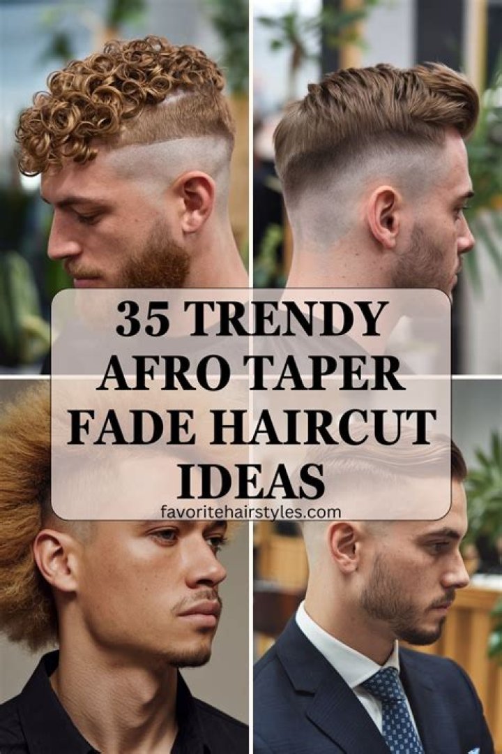 Afro + Taper Fade Haircut 15 Dope Styles For 2023