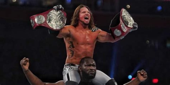 AJ And Omos Win The Raw Tag Titles