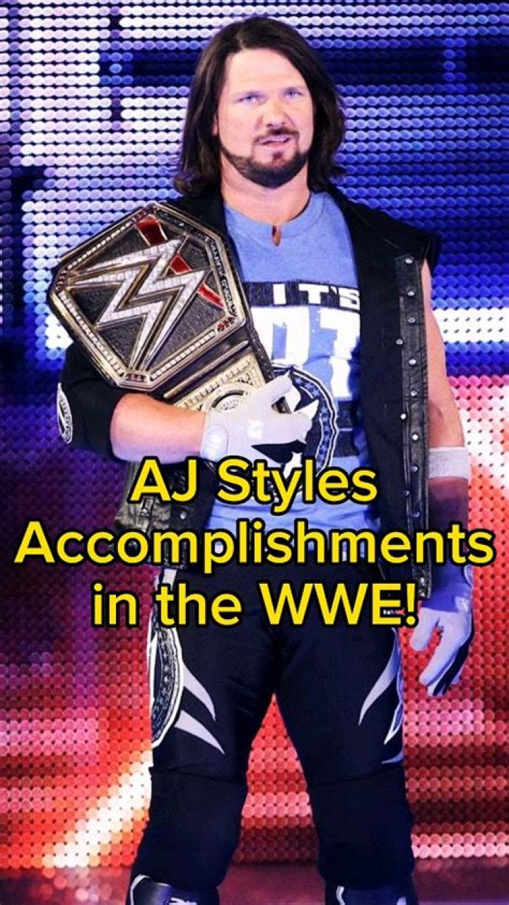 AJ Styles Accomplishments