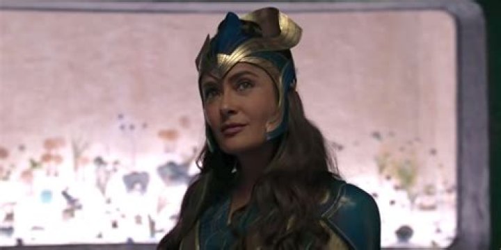 Ajak leading her Eternals to Earth.