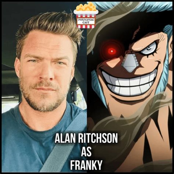 Alan Ritchson as Franky in One Piece (Netflix Live Action)