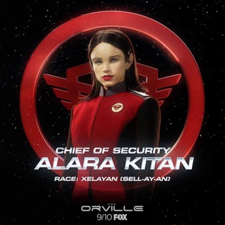 Alara Kitan, Chief of Security on The Orville