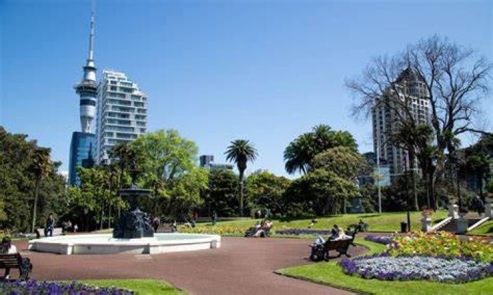 Albert Park in Auckland.