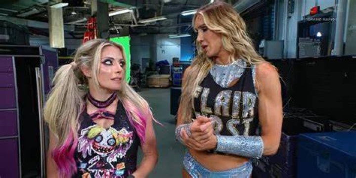 Alexa Bliss backstage WrestleMania Cropped