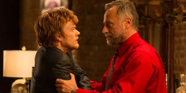 Alfie Allen and Michael Nyqvist in John Wick