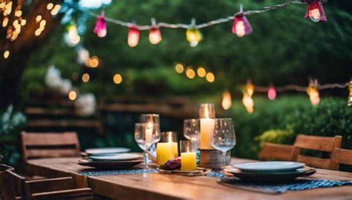 An alfresco dining experience on the "Magic Carpet," a floating platform perched high on the outside of the ship's upper level. Photo / Supplied