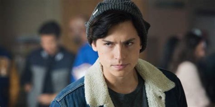 An image of Jughead looking serious in Riverdale