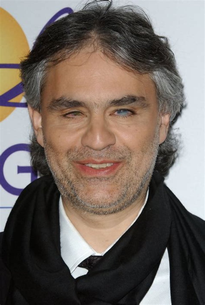Andrea Bocelli with eyes opened. 9GAG