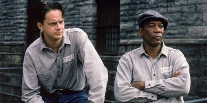 Andy and Red in the yard in The Shawshank Redemption