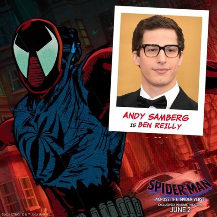 Andy Samberg as Scarlet-Spider in Spider-Man 7: Beyond the Spider-Verse (2026)