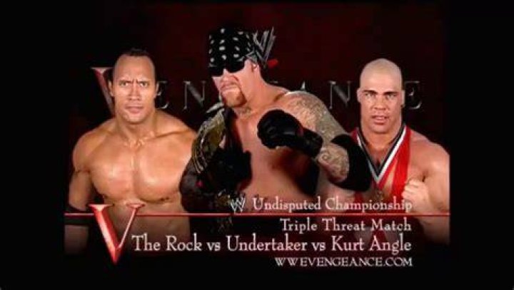 Angle v Rock v Triple H