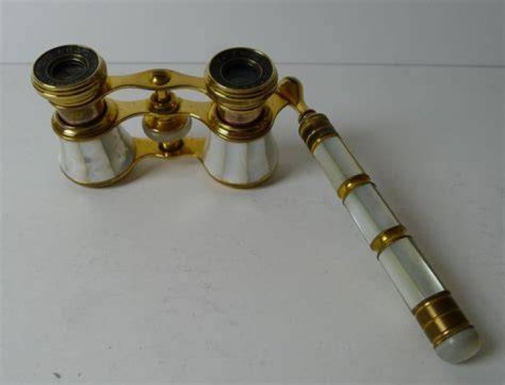 Antique Opera Glasses, Mother Of Pearl, 1800's, Vintage