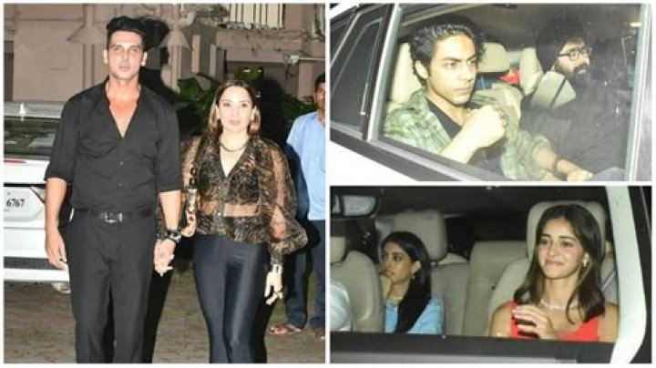 Aryan Khan joins Ananya Panday, Navya Nanda at Chunky Panday's birthday