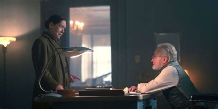 Aunt Lydia and Commander Lawrence in The Handmaid's Tale