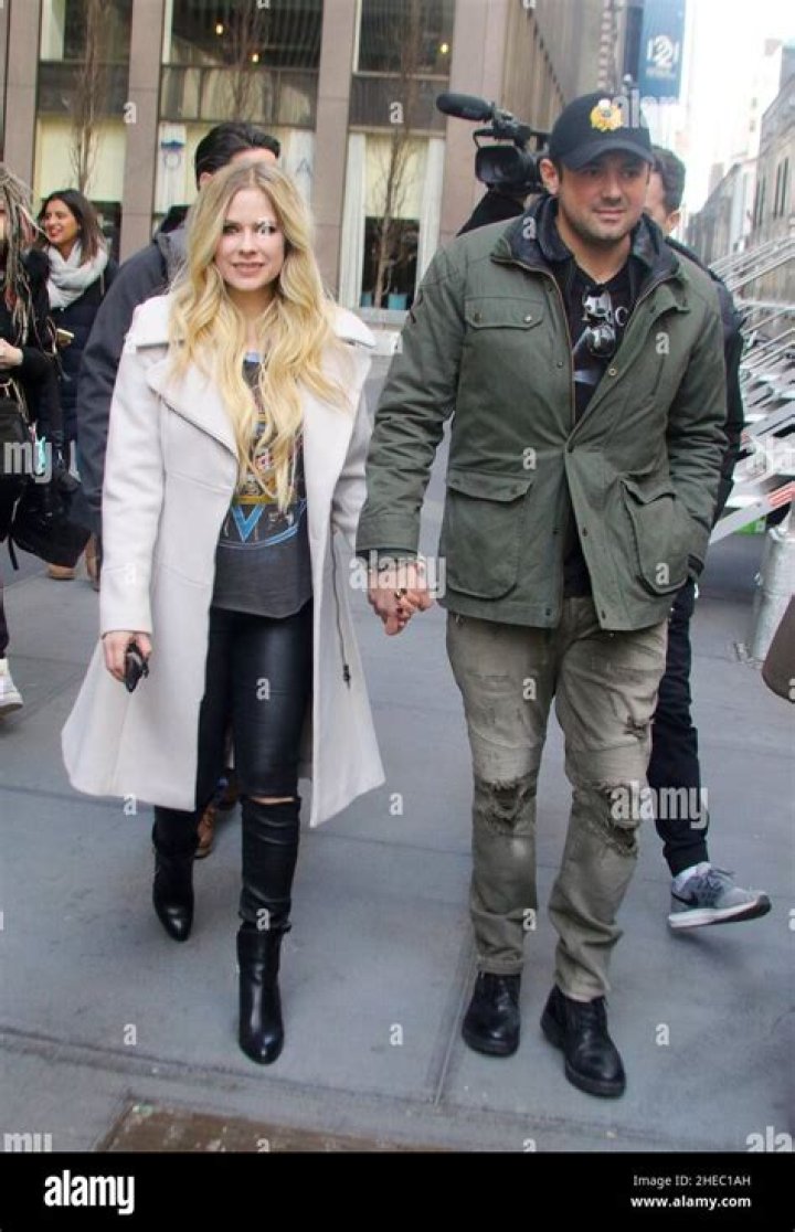 Avril Lavigne and Phillip Sarofim Shopping at Couture Kids in West