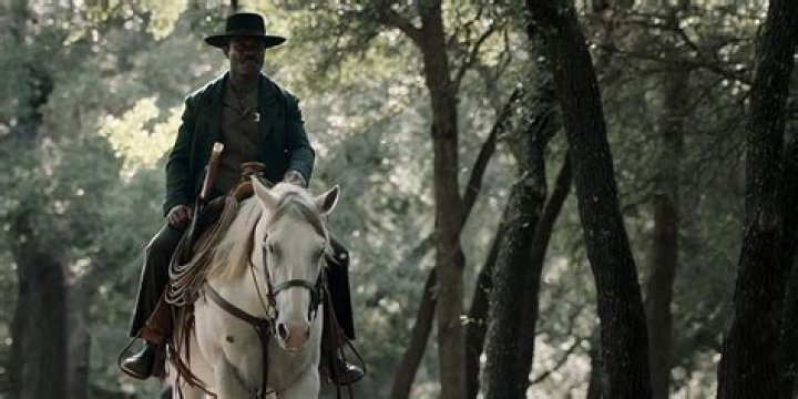 Bass Reeves on Pistol in Lawmen Bass Reeves finale