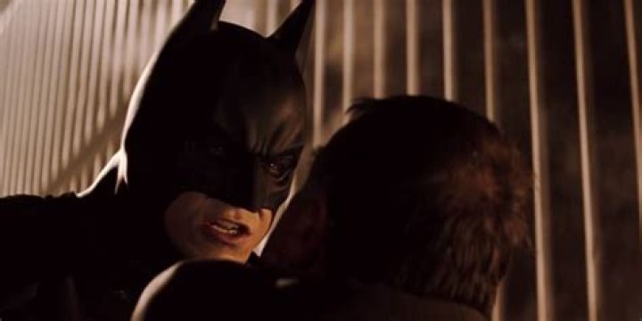 Batman Intimidating Carmine Falcone - Batman Begins