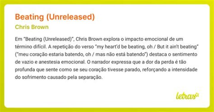 BEATING (UNRELEASED) Chris Brown