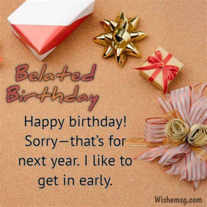 Belated Birthday Pictures, Images, Graphics