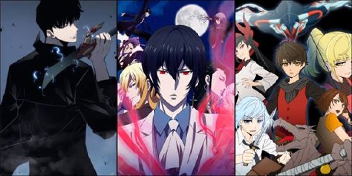 Best Action Manhwa Featured Image, featuring the characters of Solo Leveling, Noblesse, and Tower of God side by side