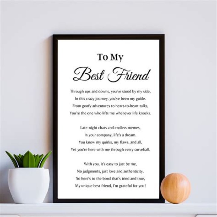 Bestfriend Poem: Celebrating The Bond Of Friendship