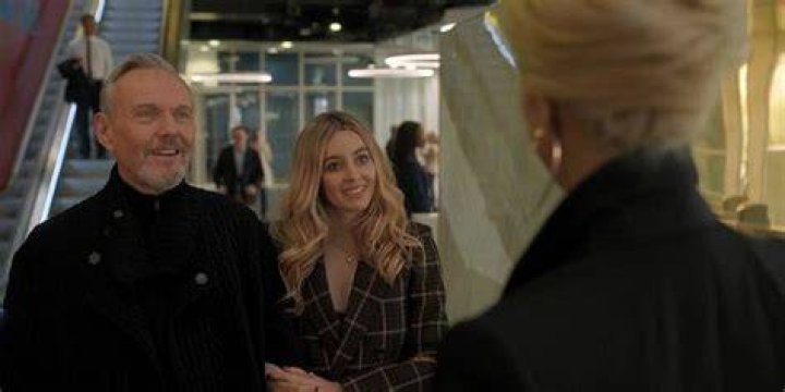 Bex and Rupert talking to Rebecca in Ted Lasso season 3
