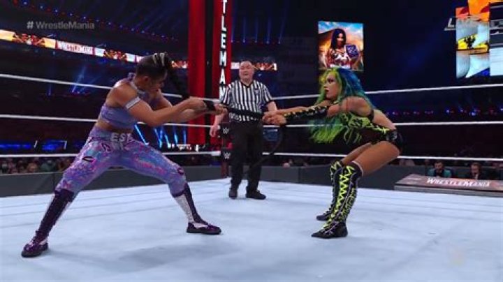 Bianca Belair v Sasha Banks WrestleMania 37 Cropped