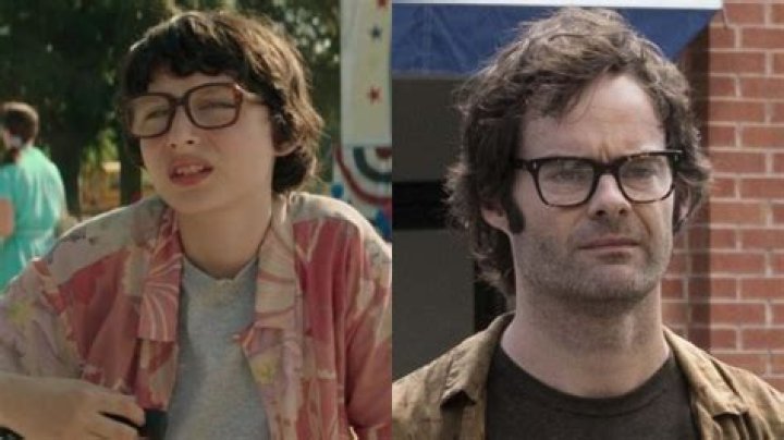 Bill Hader and Finn Wolfhard as Richie Tozier in IT Chapter 2