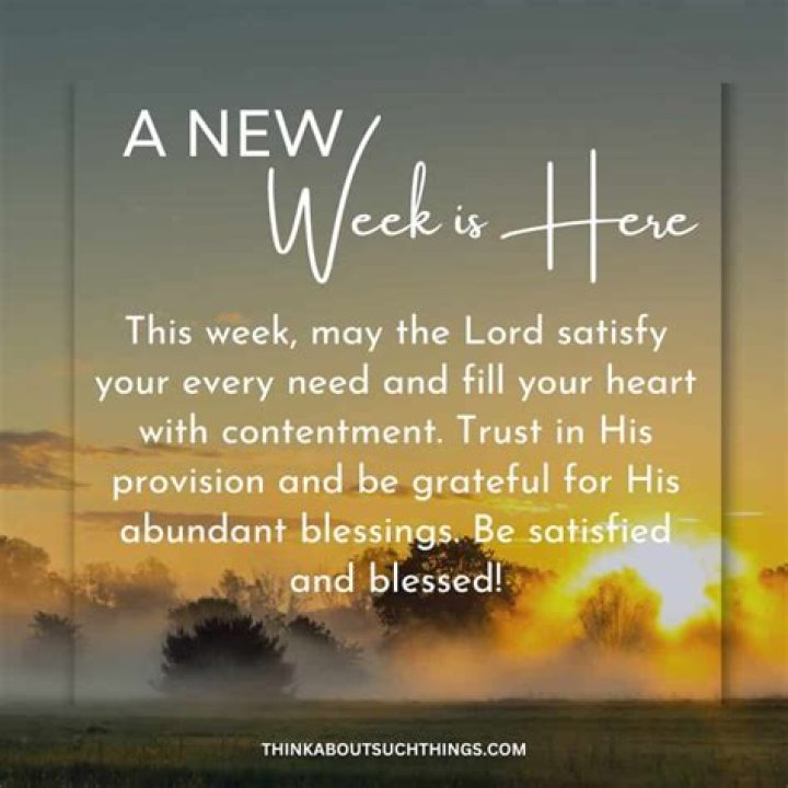 Blessings For The New Week Pictures, Photos, and Images for Facebook