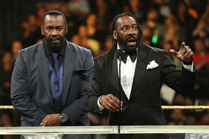Booker T and Stevie Ray as Harlem Heat