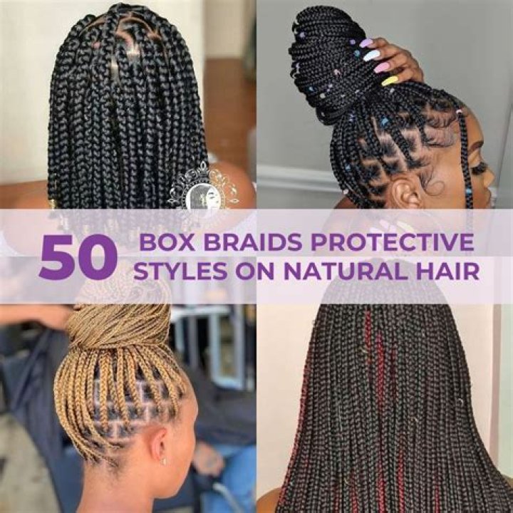 Box Braids &bull; Protective Styles &bull; Singles &bull; Hair &bull; Braids 