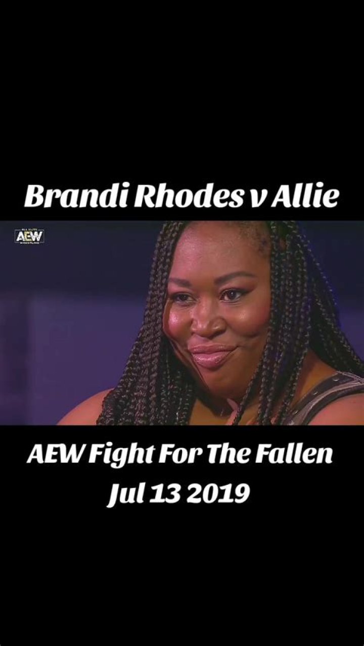 Brandi Rhodes Vs. Allie - Fight For The Fallen