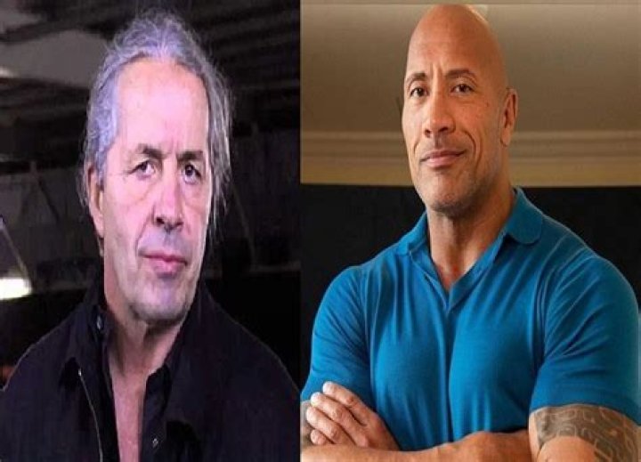 Bret Hart and The Rock Split Image