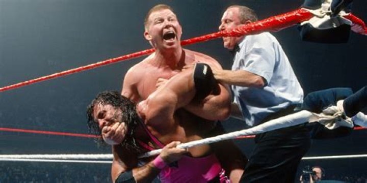 Bret Hart v Bob Backlund Survivor Series 1994 Cropped
