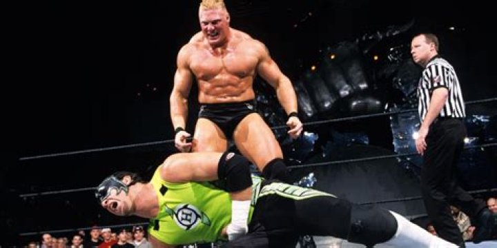 Brock Lesnar during his early WWE days